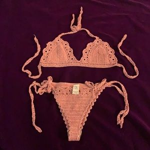 Crochet FN Sparkly Bathing Suit Sz.S